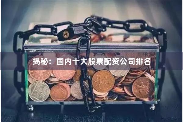 揭秘:国内十大股票配资公司排名